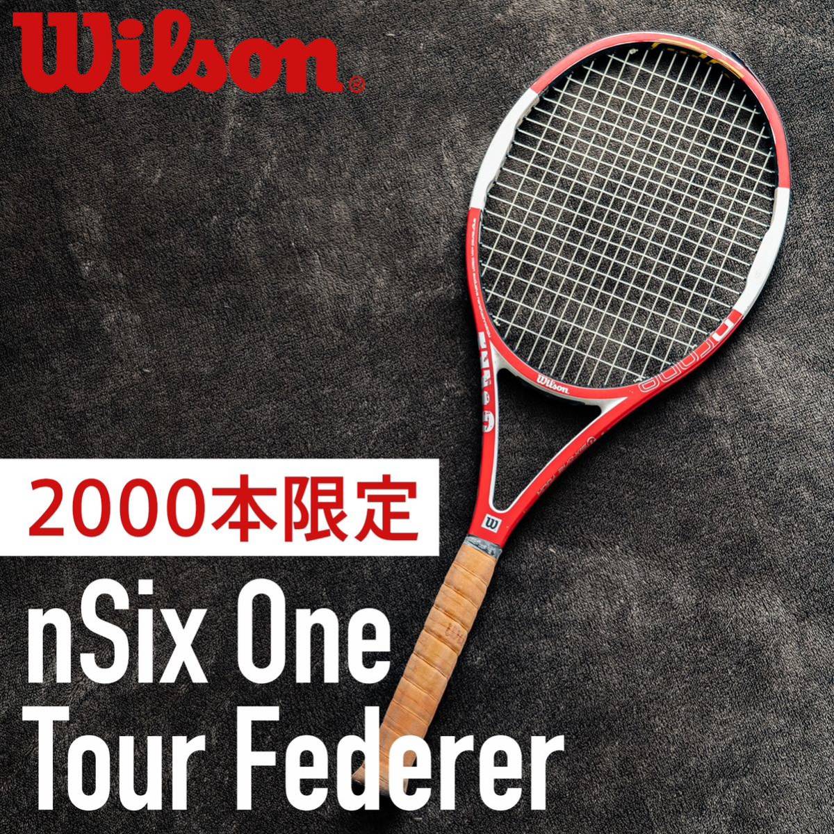激レア全世界2,000本限定販売品】nSix One Tour Federer ウィルソン