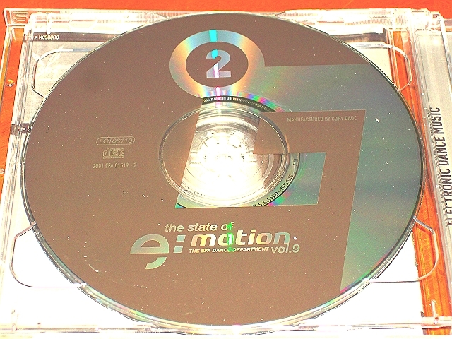 ●E:Motion●歴史的資料2CD●“The State Of E:Motion Vol. 9”の画像2