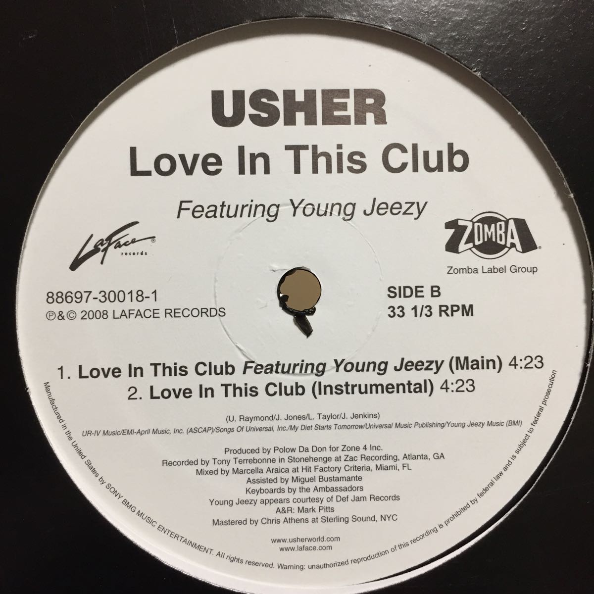 Usher / Love In This Club ft. Young Jeezy pro. Polow Da Don_画像3