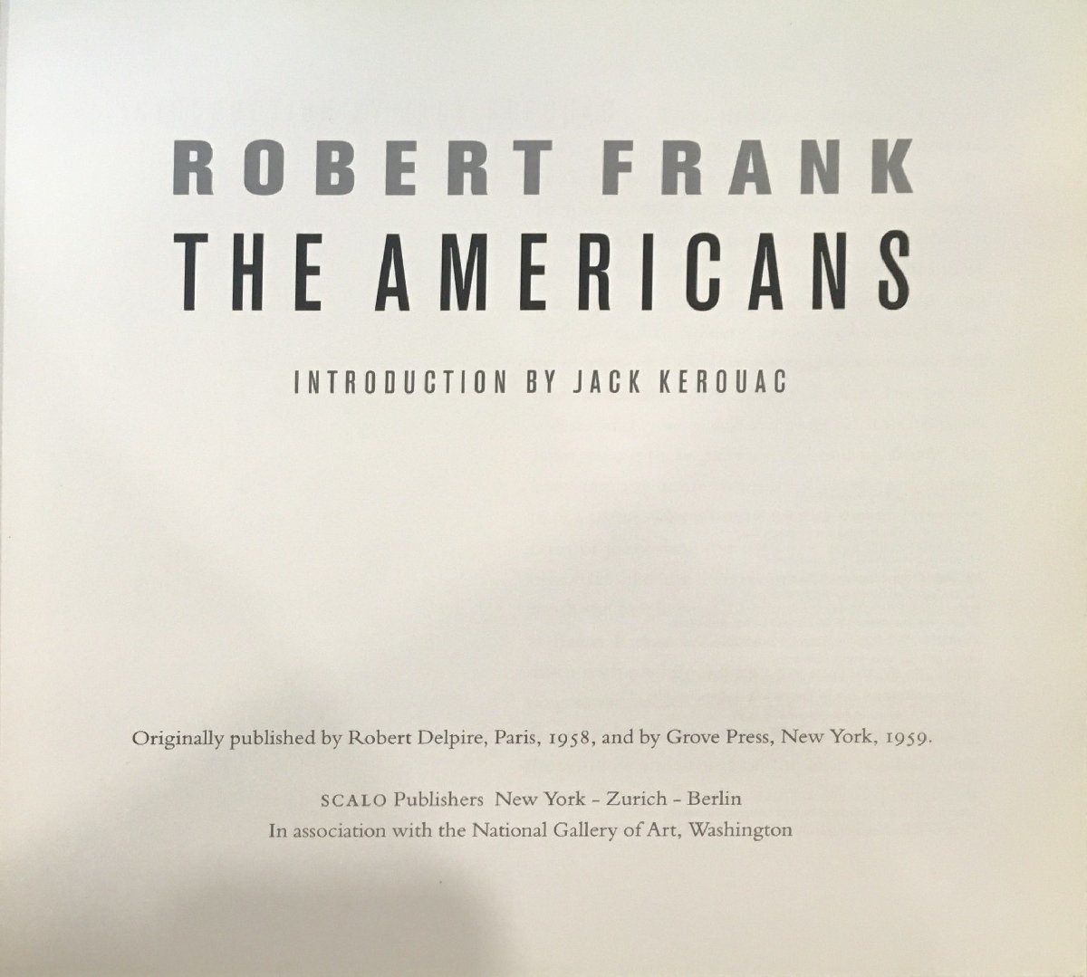 『ロバート・フランク アメリカンズ Robert Frank The Americans』SCALOの画像6