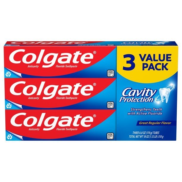 毎日使って虫歯を予防！Colgate コルゲート キャベティプロテクション歯磨き粉 3本セット