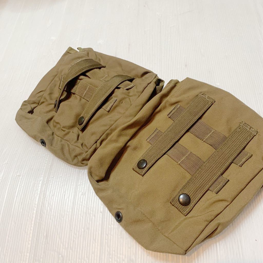米軍放出品 実物 USMC 米海兵隊 コヨーテ IFAK 個人医療 ポーチ 2つ