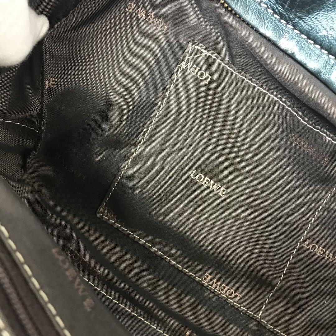 AO906 LOEWE ロエベ アマソナ28 ハンドバッグ エメラルド | inmano.com.br
