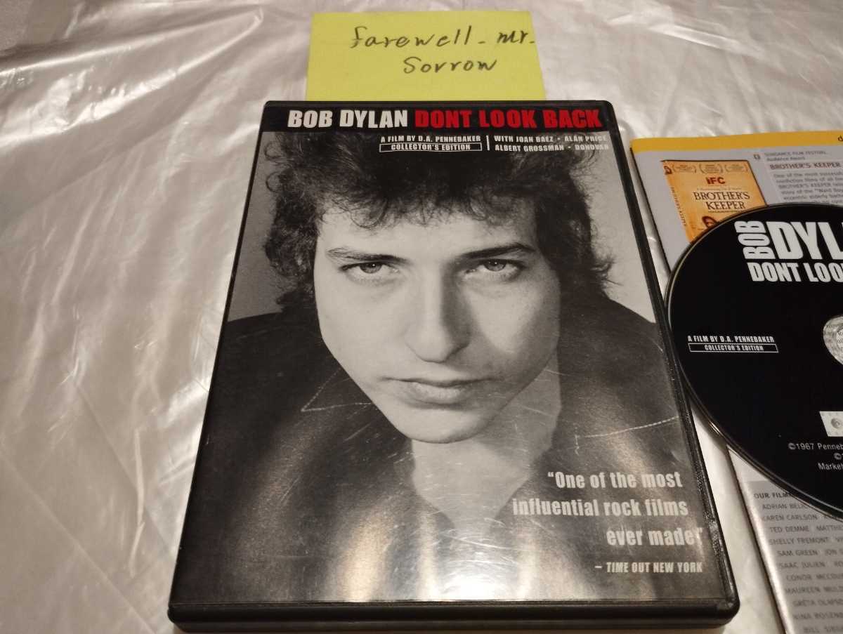 Bob Dylan ボブ・ディラン Don't Look Back US盤DVD NTSC規格 New Video USA NVG-9447 Joan Baez Donovan Subterranean Homesick Blues_画像1