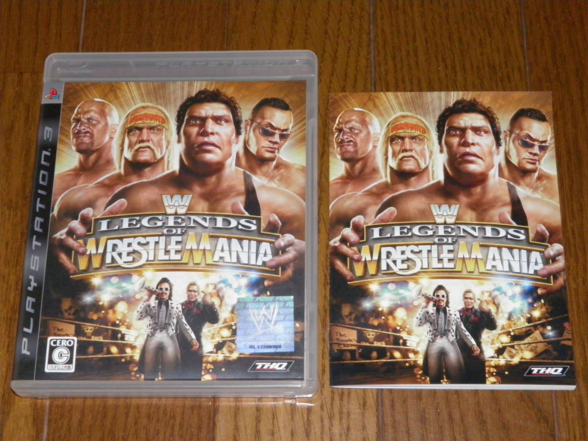 PS3　WWE LEGENDS OF WRESTLEMANIA_画像1