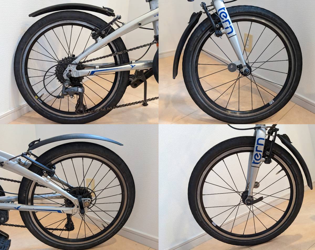 Tern Verge N8 折りたたみ 自転車 アルミ フレーム 8速 20inc