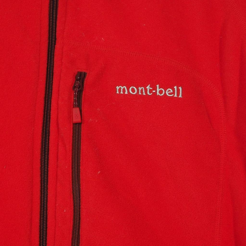 モンベル Montbell シャミース ジャケット フリース ブルゾン XL 赤 レッド 1104981 メンズ_画像5