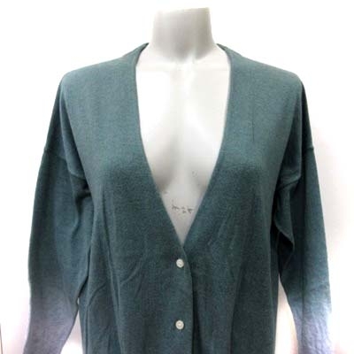  щелочь alcali длинный кардиган cut and sewn длинный рукав зеленый зеленый серый /YI женский 