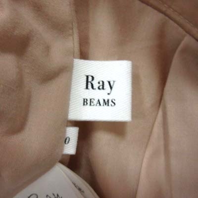 レイビームス Ray Beams ロングスカート フレア ギャザー サスペンダー 0 ベージュ /YI レディース_画像5