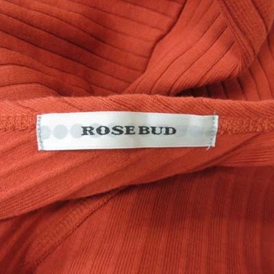 ローズバッド ROSE BUD カットソー リブ 半袖 F 赤 レッド /YI レディース_画像6