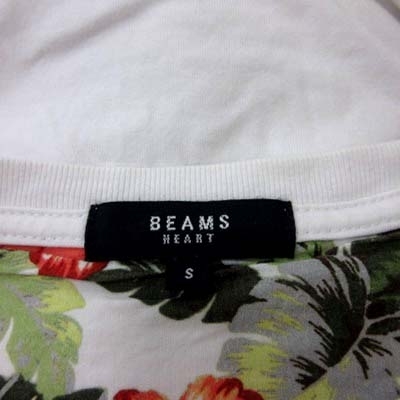 ビームスハート BEAMS HEART Tシャツ カットソー 半袖 S 白 ホワイト /YI レディース_画像6