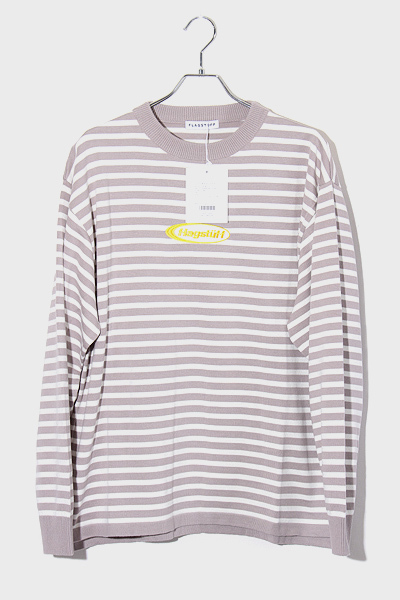 上質で快適 L/S KNIT BORDER フラグスタフ FLAGSTUFF 2023SS 未使用品