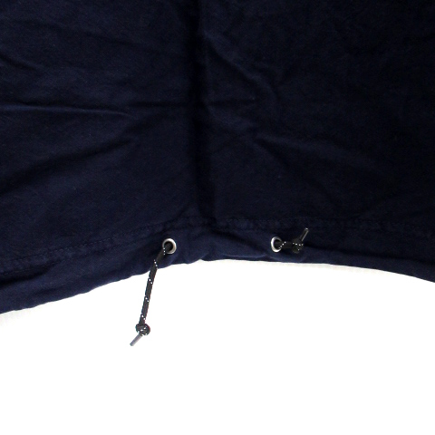 コーエン coen Tシャツ カットソー 五分袖 ラウンドネック 無地 L オーバーサイズ 紺 ネイビー /SM13 レディースの画像4