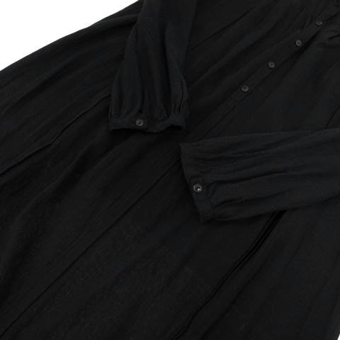 Stunning Lure STUNNING LURE туника застежка с планкой длинный рукав кромка tia-do хлопок . прозрачный сделано в Японии черный чёрный F