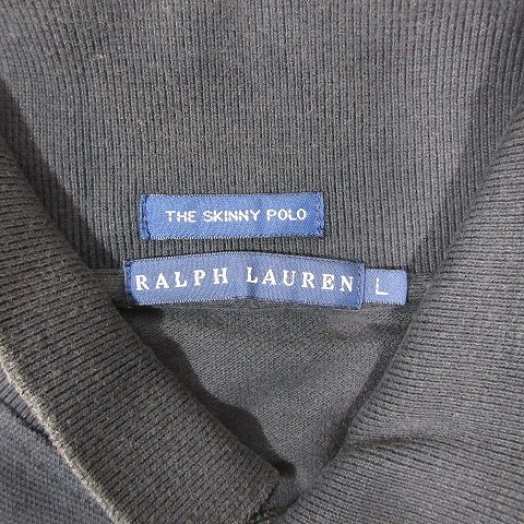 ラルフローレン RALPH LAUREN ポロシャツ カットソー ビッグポニー 刺繍 半袖 コットン 黒 ブラック キッズ L ボーイズ_画像5