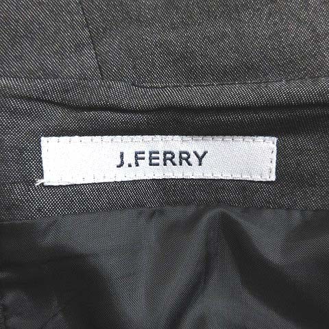 ジェイフェリー J.FERRY 台形スカート ひざ丈 44 黒 ブラック /CT レディース_画像5