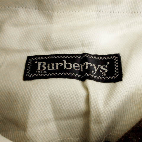  Burberry zBurberrys брюки слаксы шерсть ворсистый Brown чай 88 большой размер мужской 
