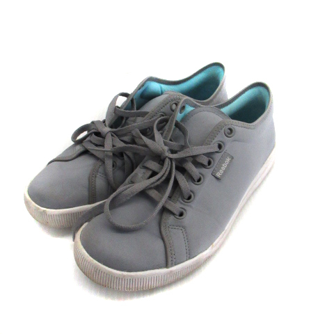  Reebok Reebok walking shoes sneakers low cut 23.5 gray /SM45 lady's 