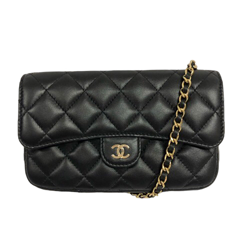 シャネル CHANEL マトラッセ ミニチェーンショルダー 長財布