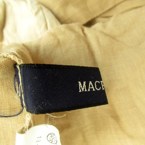  McAfee MACPHEE Tomorrowland One-piece половина Zip короткий рукав roll выше колено длина linen бежевый /HO3 женский 