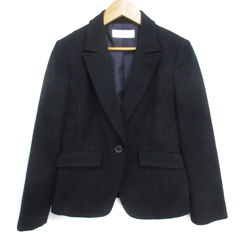  Ballsey BALLSEY Tomorrowland tailored jacket middle height wool total lining single button 38 black black /FF43 lady's 