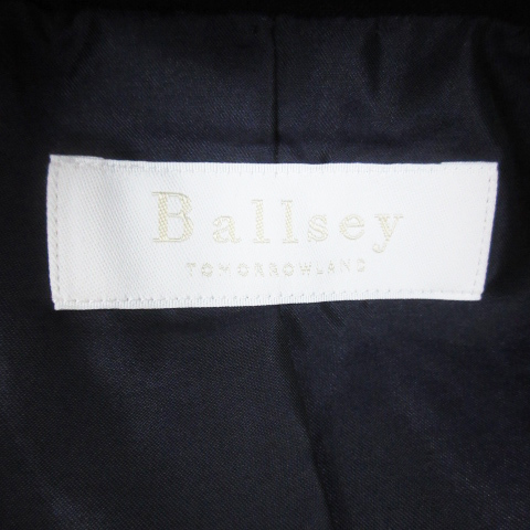  Ballsey BALLSEY Tomorrowland tailored jacket middle height wool total lining single button 38 black black /FF43 lady's 