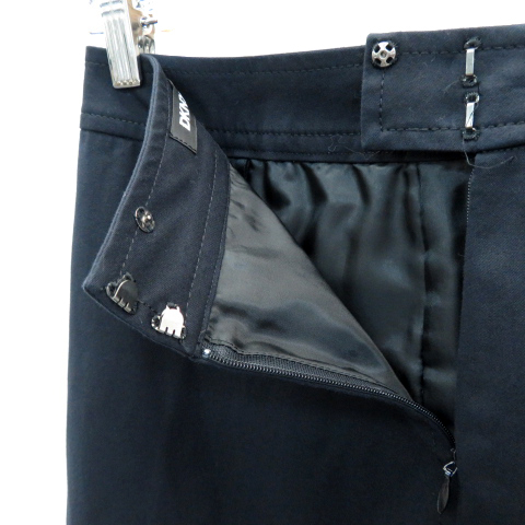  Donna Karan New York DKNY узкая юбка mi утечка длина одноцветный 4 чёрный черный /YS5 женский 