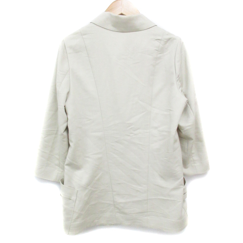  black bai Moussy BLACK by moussy tailored jacket middle height 7 minute sleeve single button 1 beige /FF42 lady's 