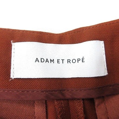 アダムエロペ Adam et Rope' ワイドパンツ 36 茶 ブラウン /MN