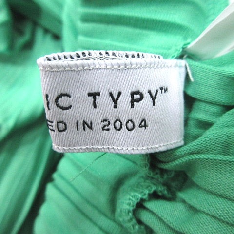 チャオパニック ティピー CIAOPANIC TYPY プリーツスカート ロング ONE 緑 グリーン /MS レディース_画像6