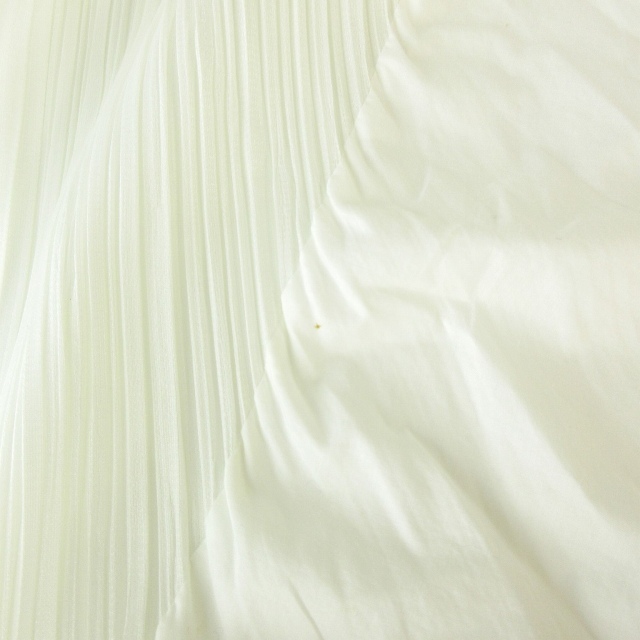 プリーツプリーズ PLEATS PLEASE 異素材 ランダムプリーツ フレア