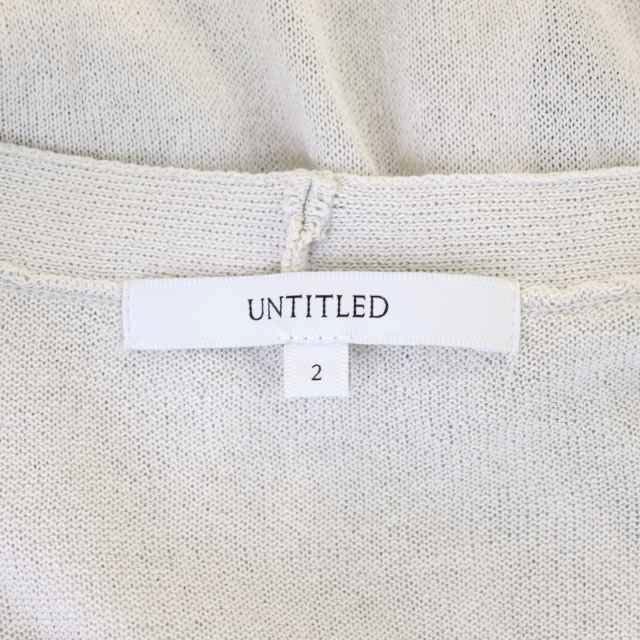  Untitled UNTITLED middle cardigan long 2 light gray /MF #OS lady's 