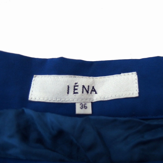 イエナ IENA コクーン スカート ミニ 無(wú)地 シンプル 36 ブルー 青 /FT11 レディース