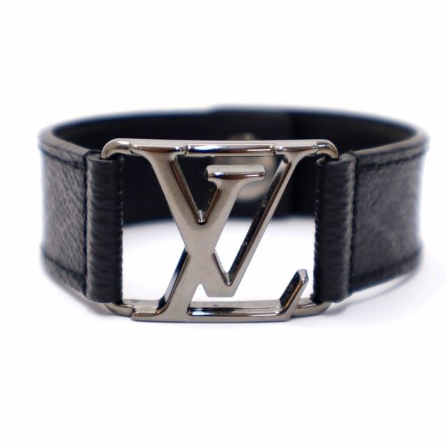 Louis Vuitton Monogram Eclipse Bracelet Monogram Eclipse Hockenheim Bracelet  M6295D