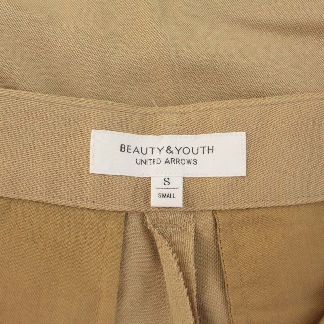 B&Y ユナイテッドアローズ BEAUTY&YOUTH ビューティー&ユース スラックスパンツ テーパード S ベージュ /DK レディースの画像7