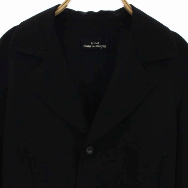 トリココムデギャルソン tricot COMME des GARCONS AD1993 テーラードジャケット 薄手 3B 黒 ブラック /CM ■OS レディース_画像5