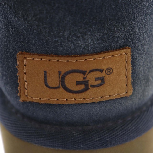 アグ UGG クラシックミニ2 CLASSIC MINI II ショートブーツ ムートンブーツ スエード 23cm 青 ブルー 1016222 /IN ■OS レディース_画像7