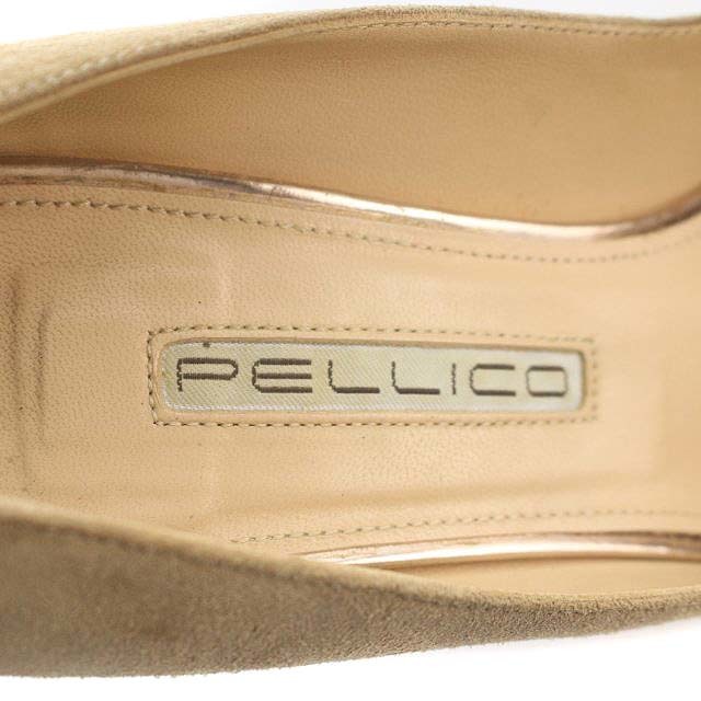 ペリーコ PELLICO パンプス ポインテッドトゥ スエード 36 23.0cm 茶 ブラウン /MF ■OS レディース_画像5