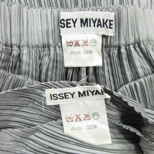 91aw イッセイミヤケ ISSEY MIYAKE プリーツ加工 セットアップ