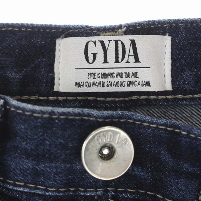  JadaToys GYDA 23SS J/W повреждение Denim шорты cut off XS индиго темно-синий /HS #OS женский 