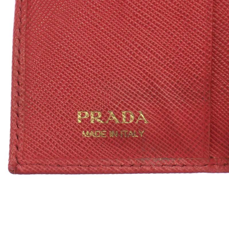 プラダ PRADA SAFFIANO METAL キーケース 6連 ゴールド金具 レザー ピンク /AN23 ■OH レディースの画像3