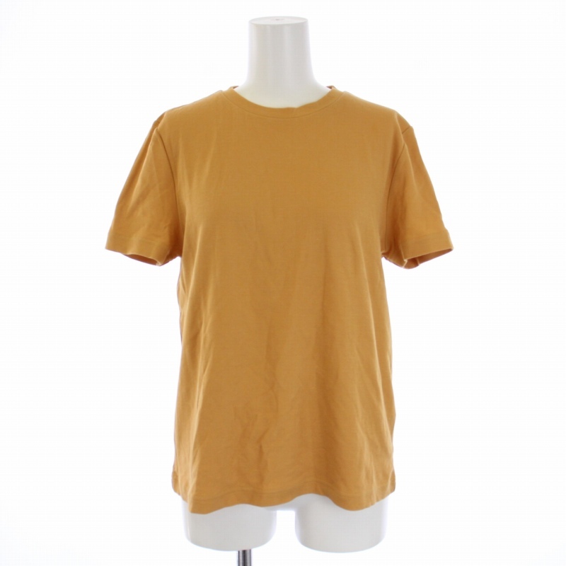 エンフォルド ENFOLD Tシャツ カットソー 半袖 クルーネック ナイロン 38 M オレンジ 300CA280-1270  BM レディース