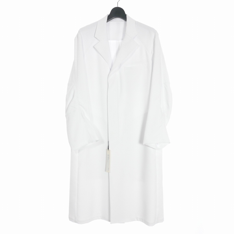 未使用品 デヴォア DEVOA ロングコート ワークコート ドクターコート 白衣 3 白 ホワイト Doctor-Coat-001 メンズ