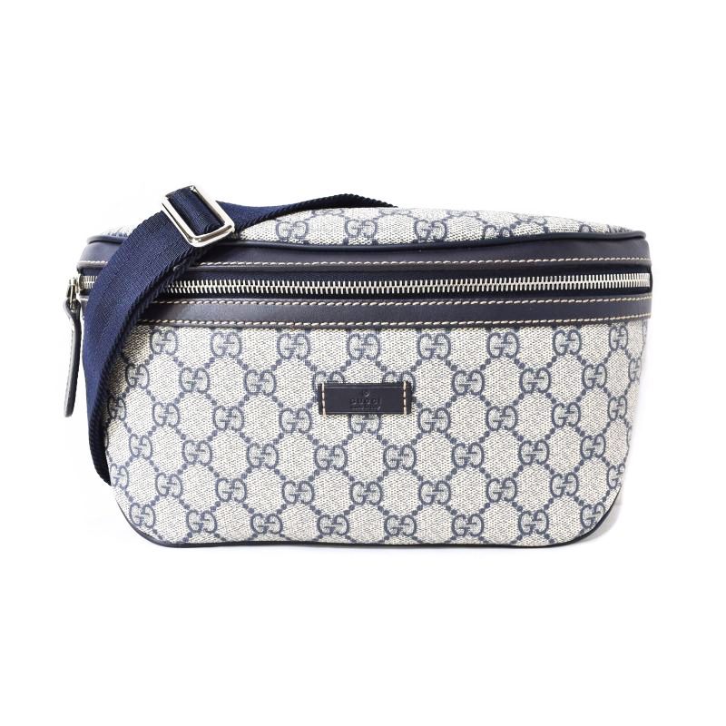グッチ GUCCI GGスプリーム PVC ボディバッグ ウエストバッグ ベルト