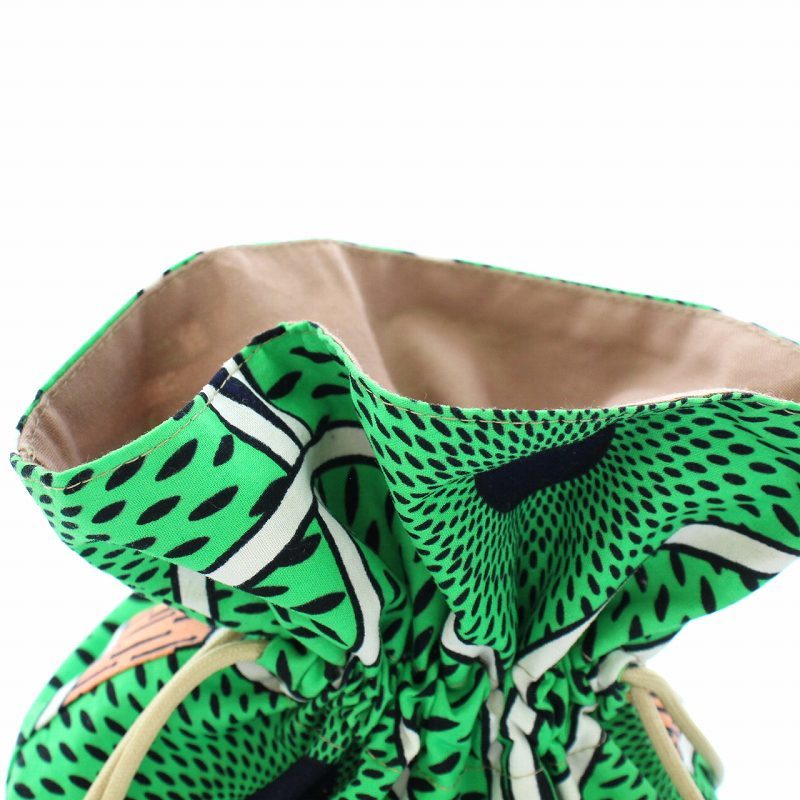 kla ude .CLOUDY I\'m not perfect pouch bag print total pattern green green /TK #SH #OF lady's 