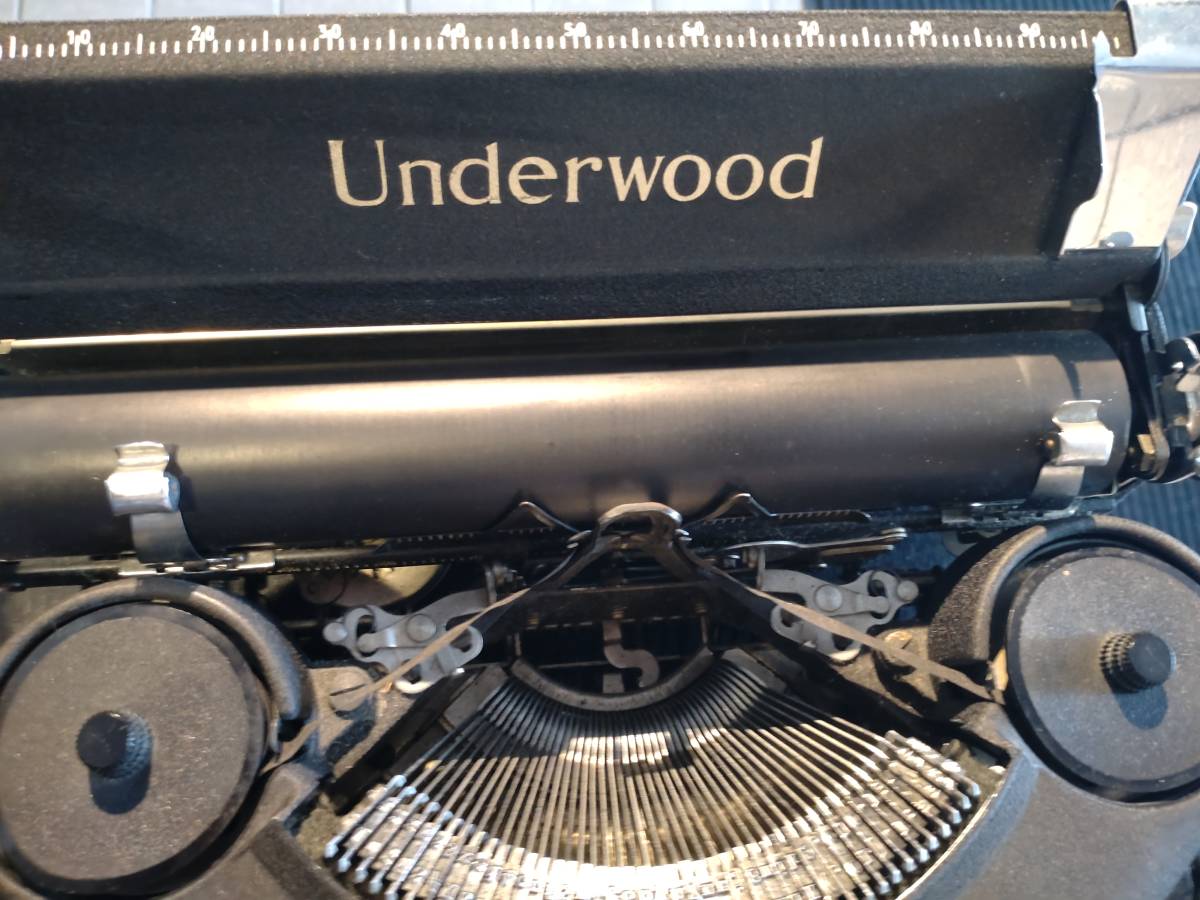 希少！】Underwood 機械式 タイプライター アンティーク ヴィンテージ-