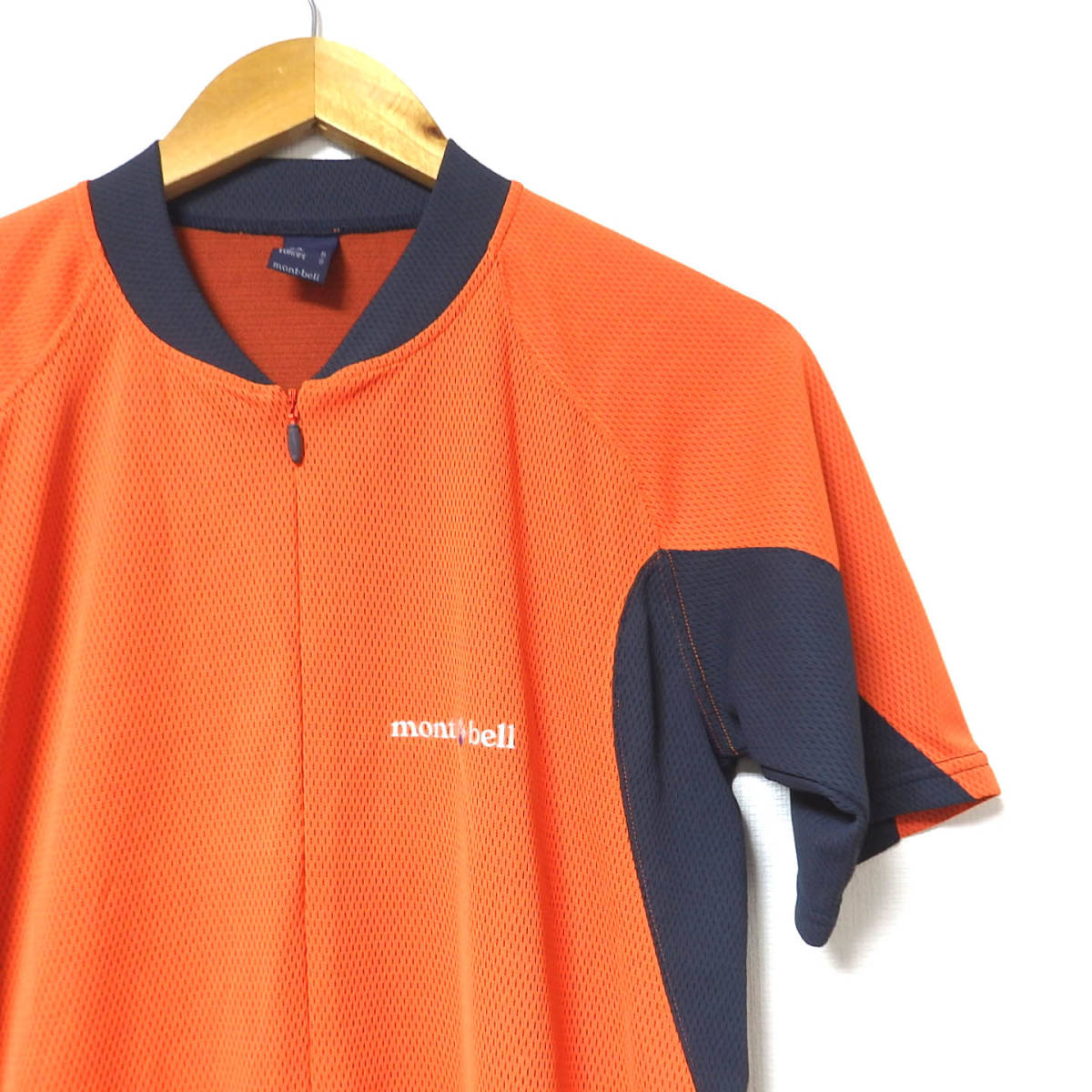 モンベルTシャツ/ジオライン3Dメッシュ サイクルジップシャツ M モンベルTシャツ/ジオライン3Dメッシュ サイクルジップシャツ M