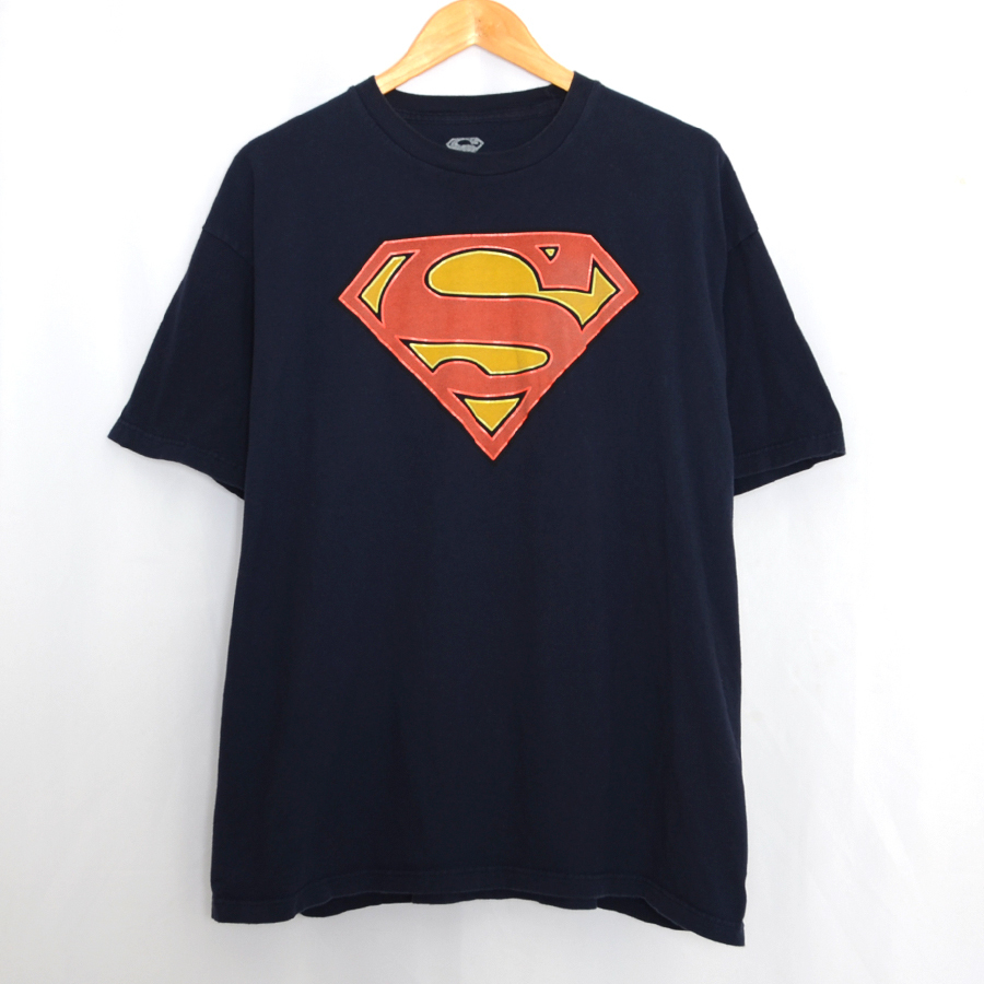MT2248 スーパーマン SUPERMAN Tシャツ XL 肩59 映画 アメコミ メール便可 xq_画像2