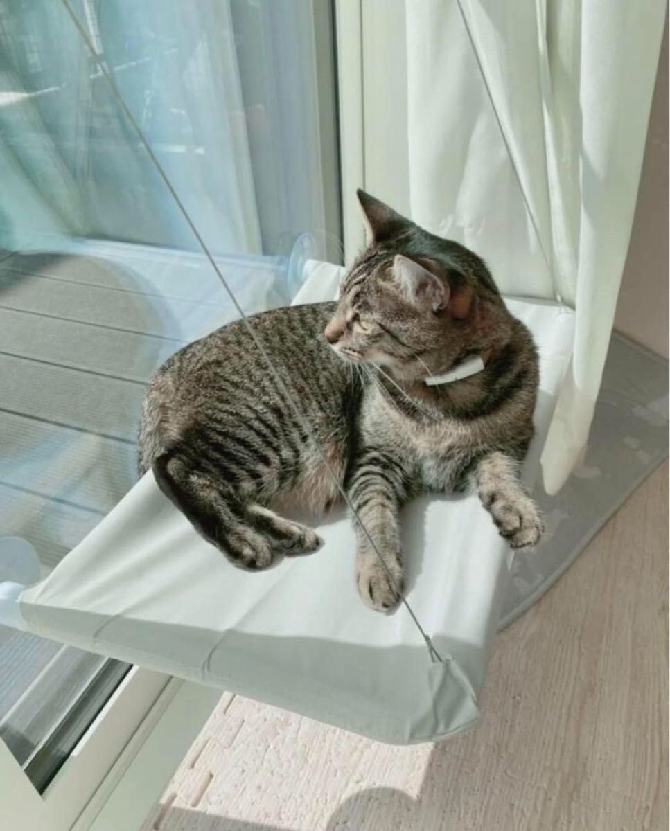 【新品】ペットハンモック ペットベット 猫 キャット 折り畳み式 窓用 猫窓ベット 耐荷重 10kg ストレス解消 猫用ハンモック