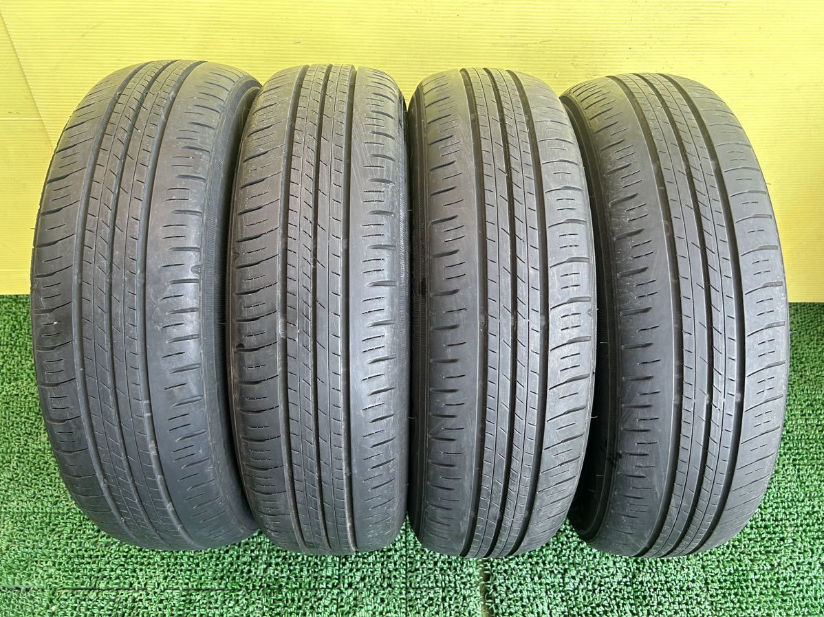 165/65R14 2018年ノーマル　ダンロップ　ENASAVE 4本セット 4穴 PCD100 ET+35 14×5J ハブ54mm_画像2